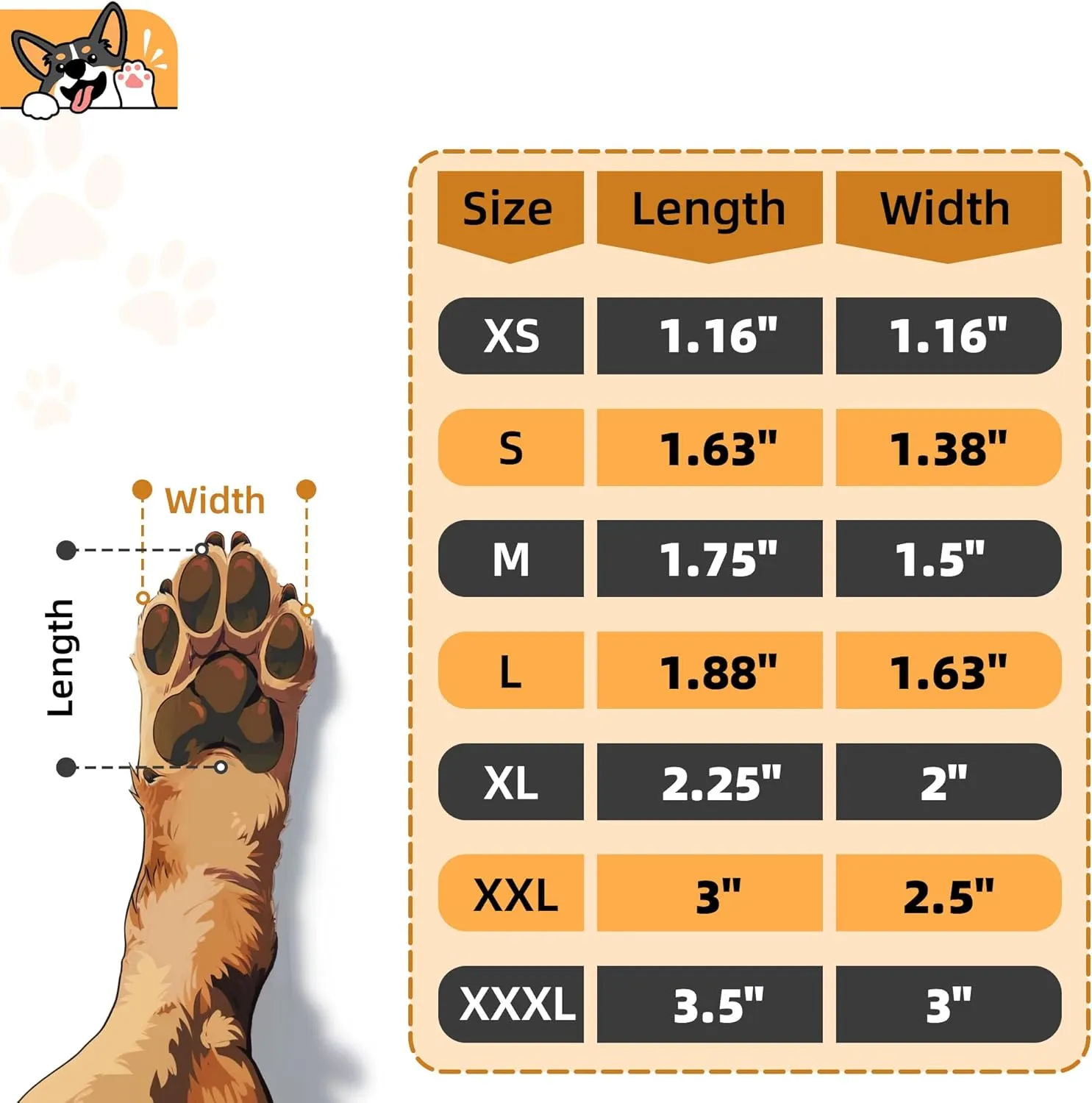 Anti-Slip Dog Paw Protector Pads for Senior Dogs, Dog Paw Adhesive Pads on Hardwood Floor,Senior Pets Essentials with Strong Traction,Puppy Grippers,12 Sets 48 pc XL