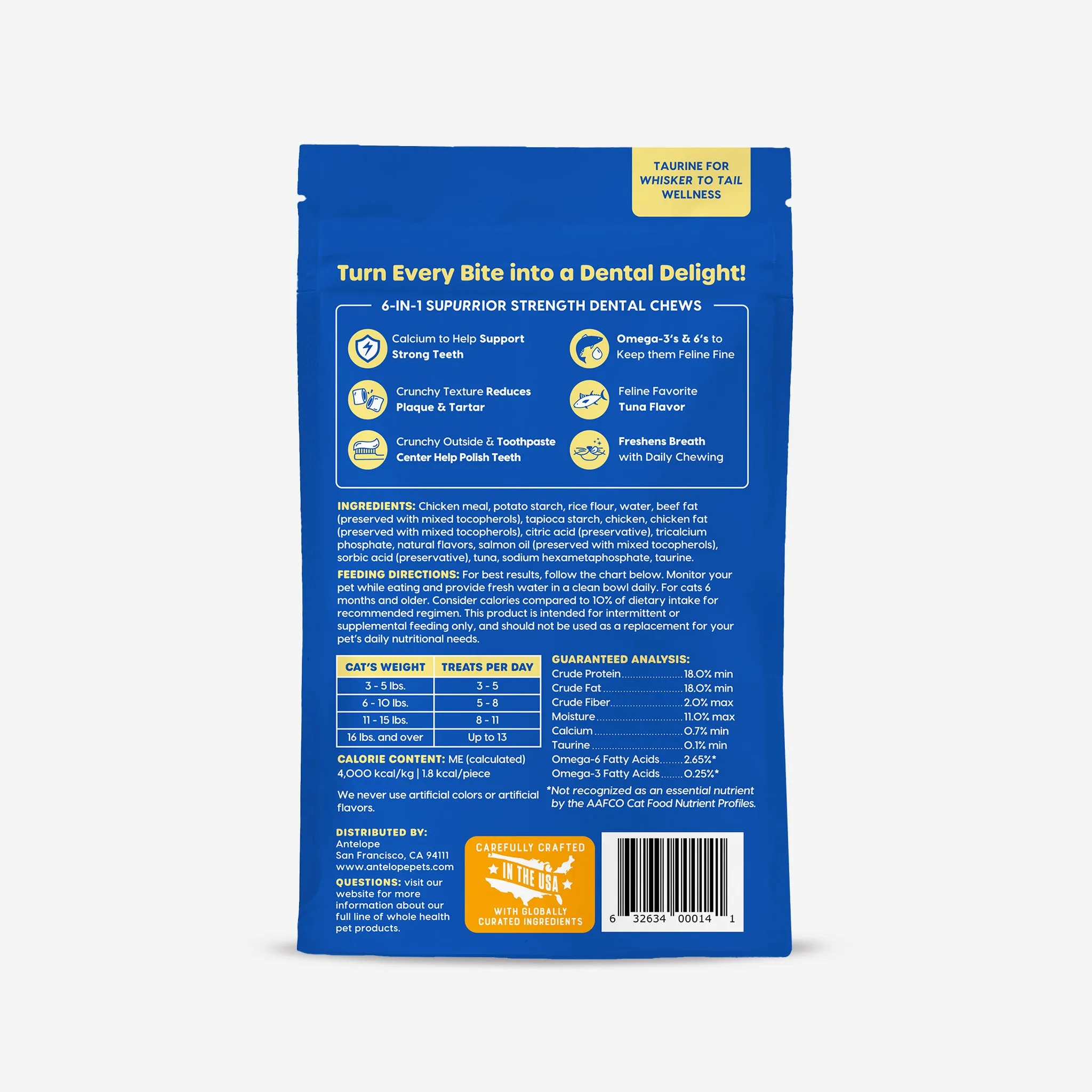 Ark Naturals Kiss Me-Ow Strengthening Dental Chews