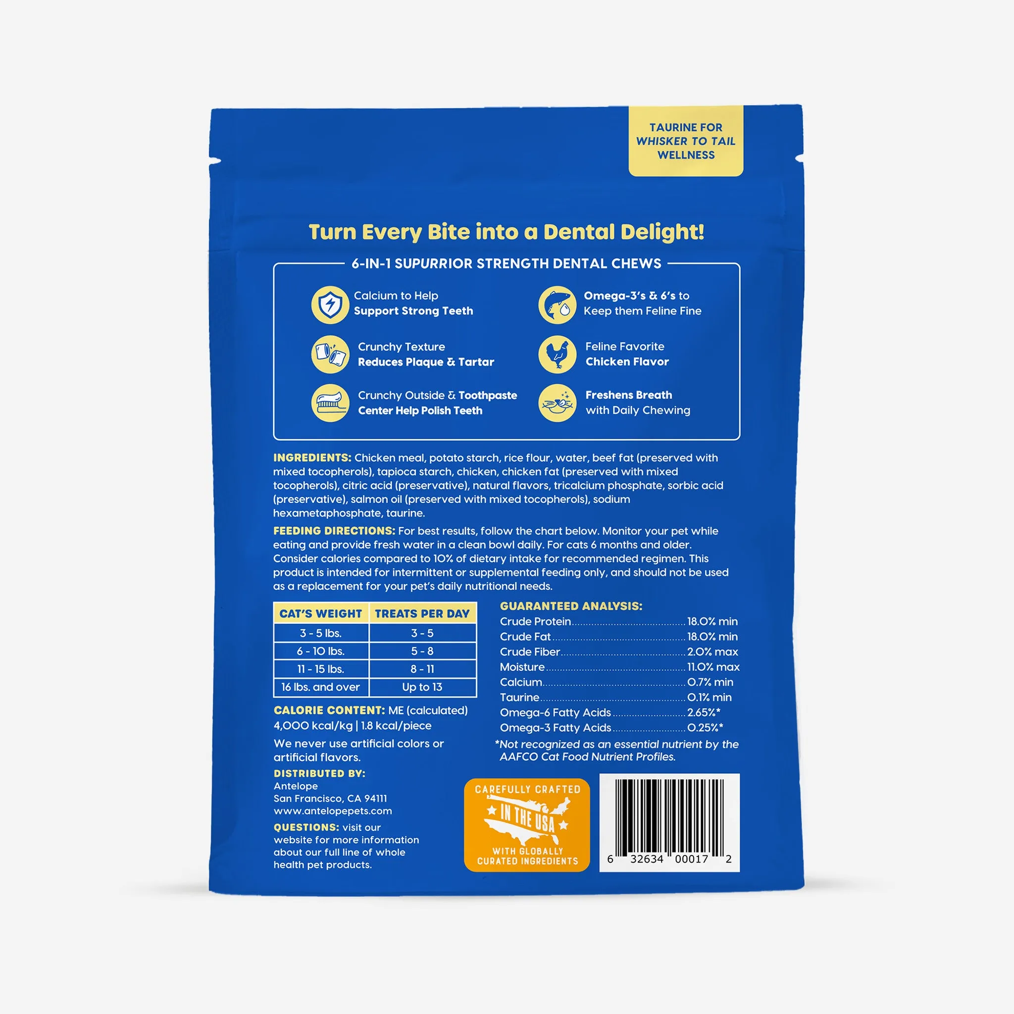 Ark Naturals Kiss Me-Ow Strengthening Dental Chews