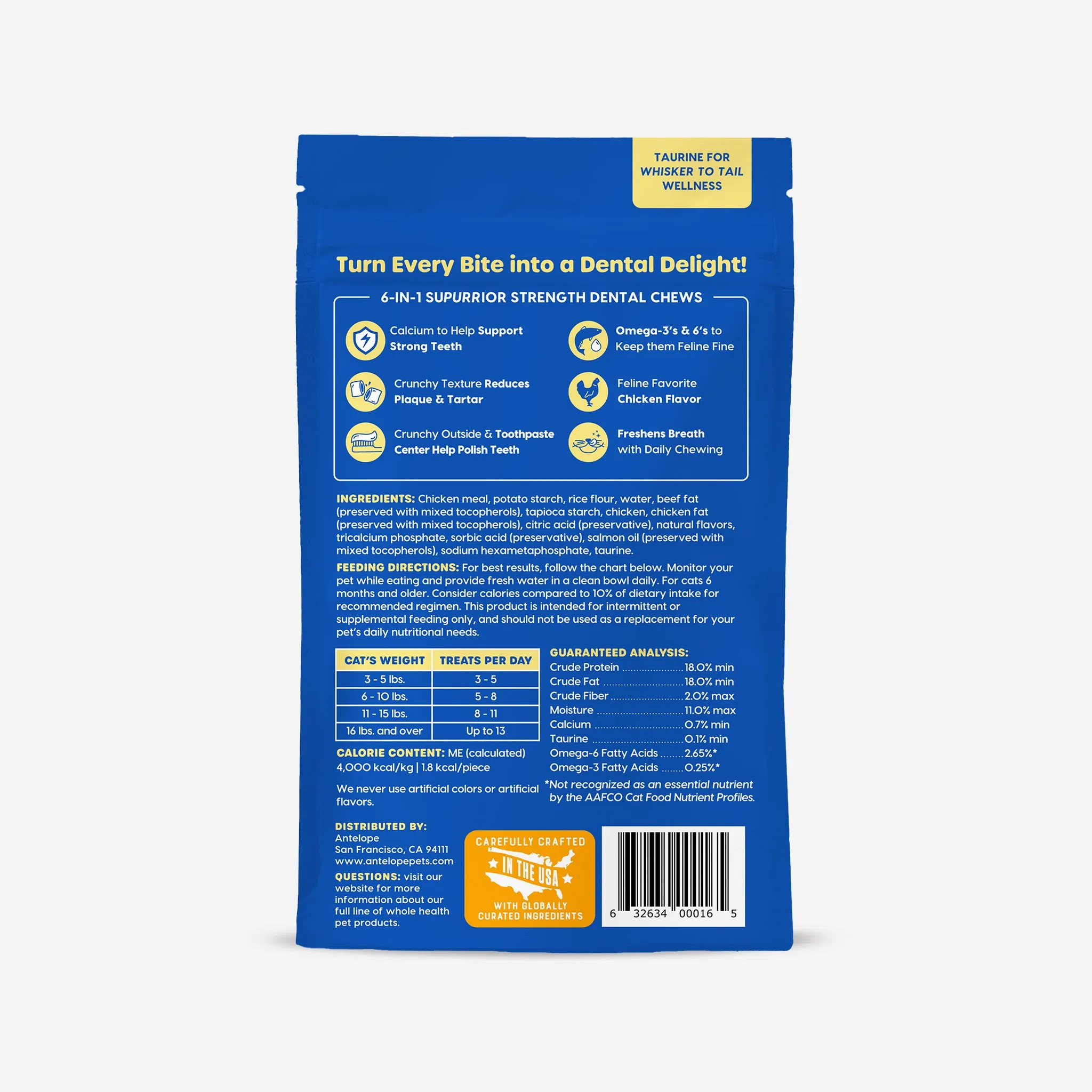 Ark Naturals Kiss Me-Ow Strengthening Dental Chews