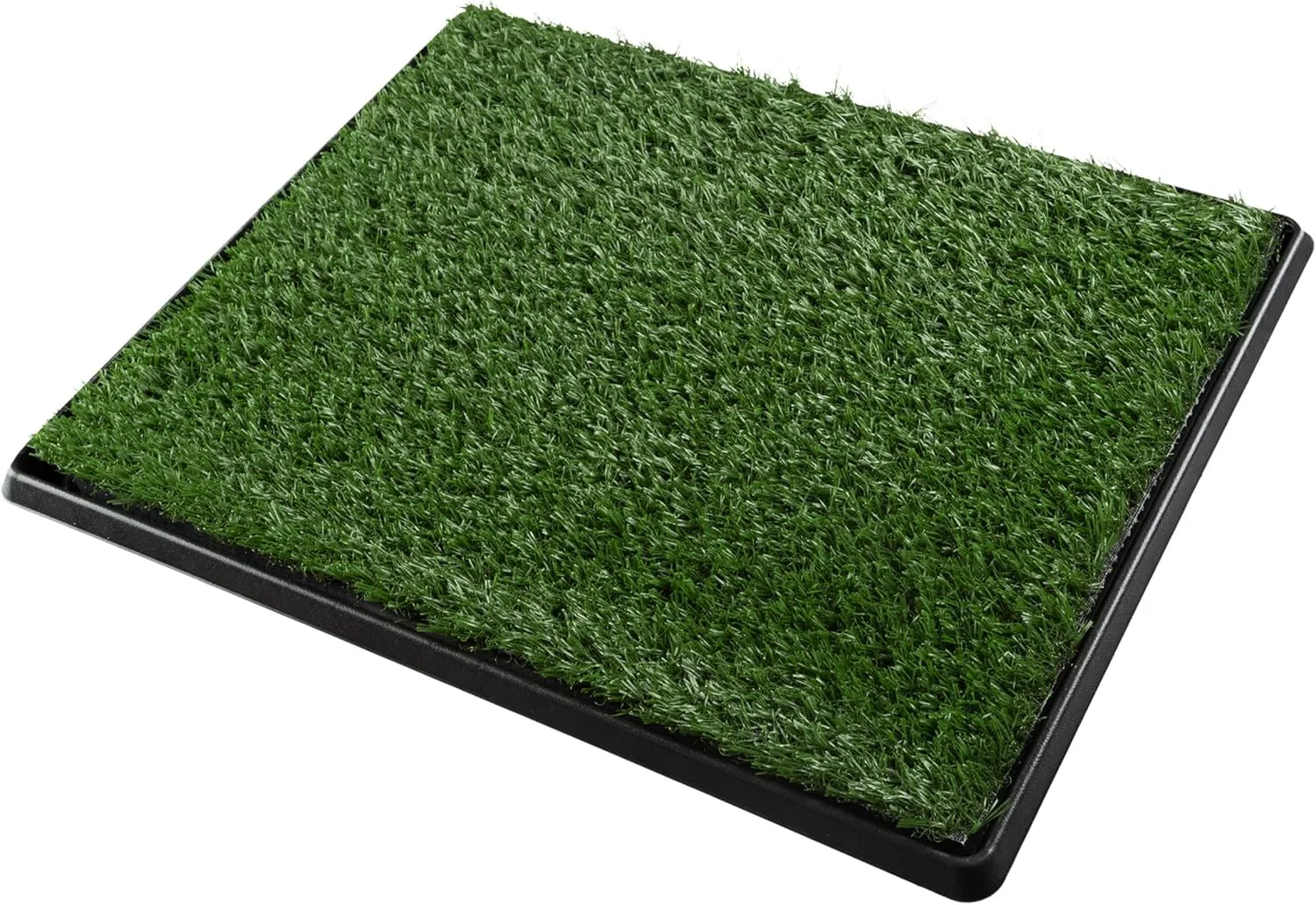 Artificial Grass Puppy Pee Pad for Dogs and Small Pets - 20x30 Reusable 3-Layer Potty Training Pad with Tray - Dog House and Pet Supplies by PETMAKER