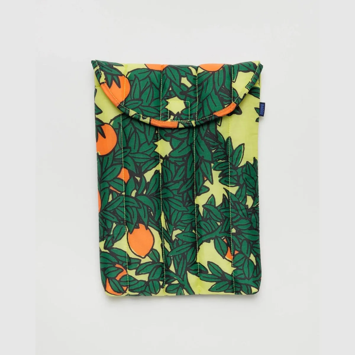Baggu Puffy Laptop Sleeve 13"/14" in Orange Tree Yellow