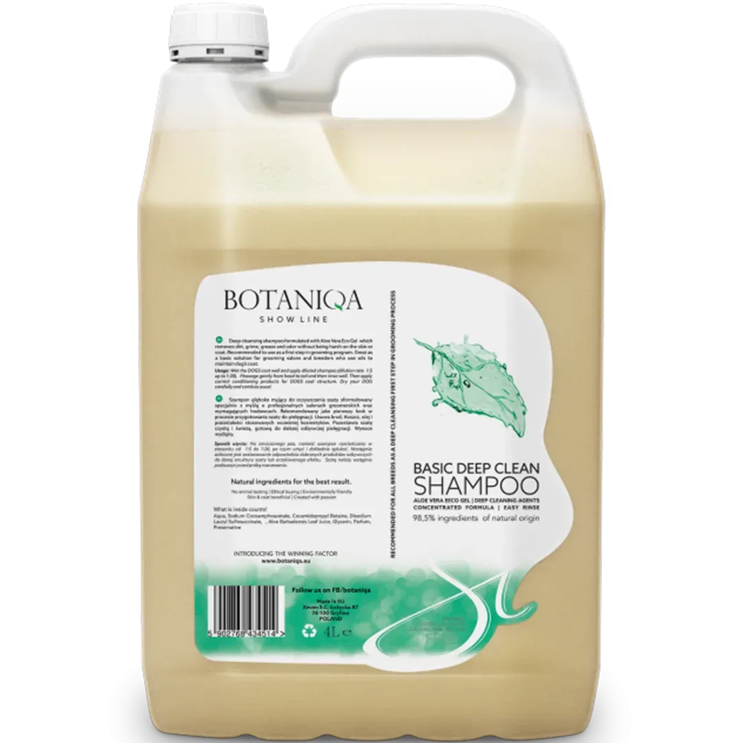 Basic Deep Clean Shampoo Gallon by Botaniqa
