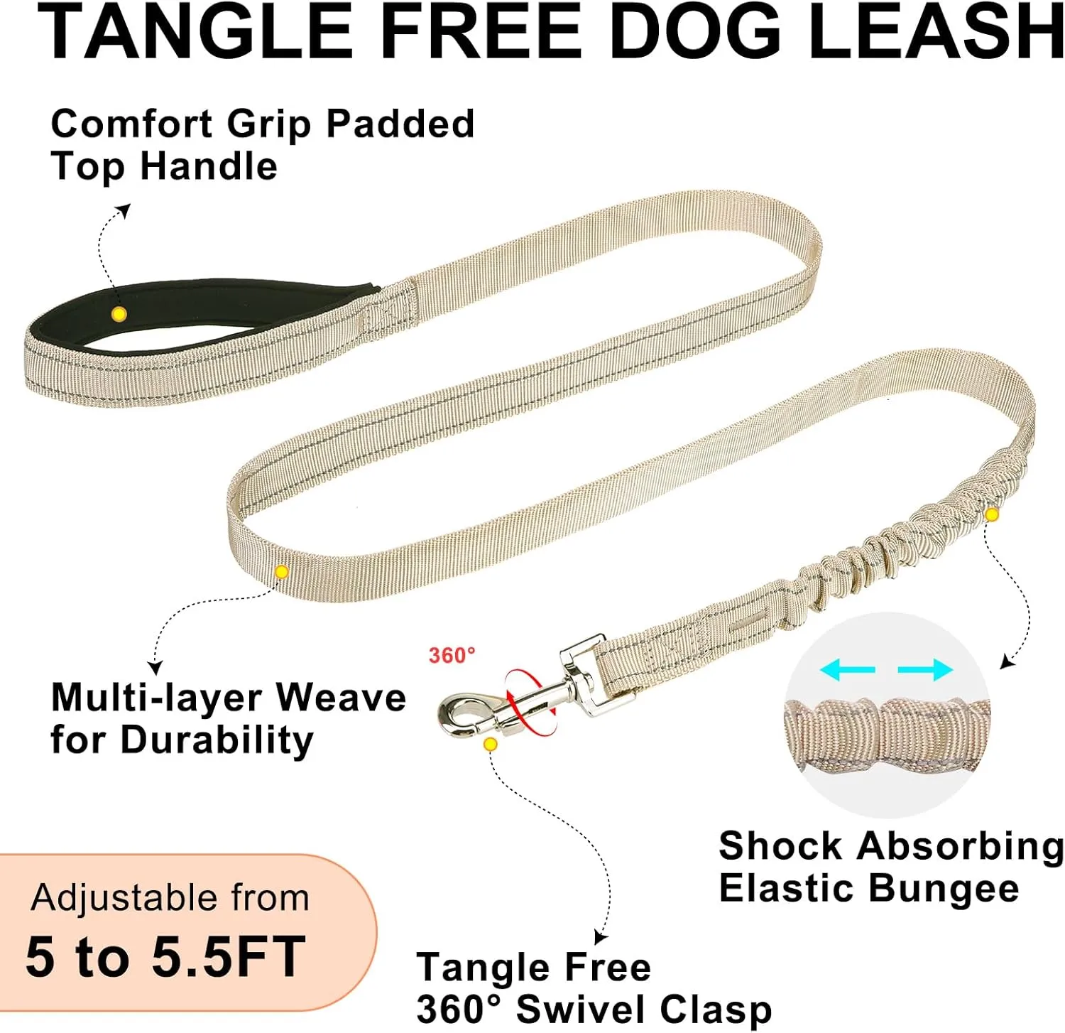 BEAUTYZOO Dog Harness for Small Dogs, No Pull Dog Harness and Leash Set, Soft Escape Proof Puppy Vest Harness with Handle, Reflective Lightweight Step in Harness for Girl Boy Dogs, Beige XS