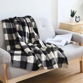 Buffalo Plaid Heated Electric Blanket