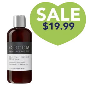 Charcoal and Keratin Shampoo 16oz by iGroom