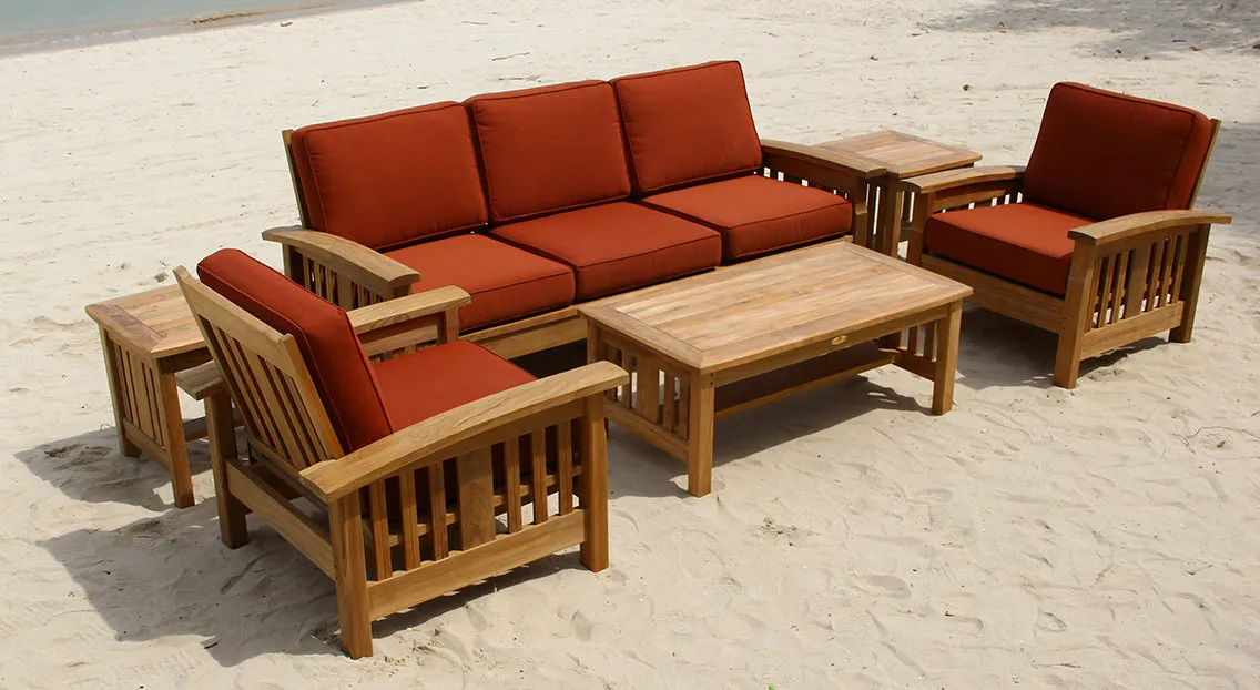Classic Teak Club Seat Cushion Set (Seat & Back)