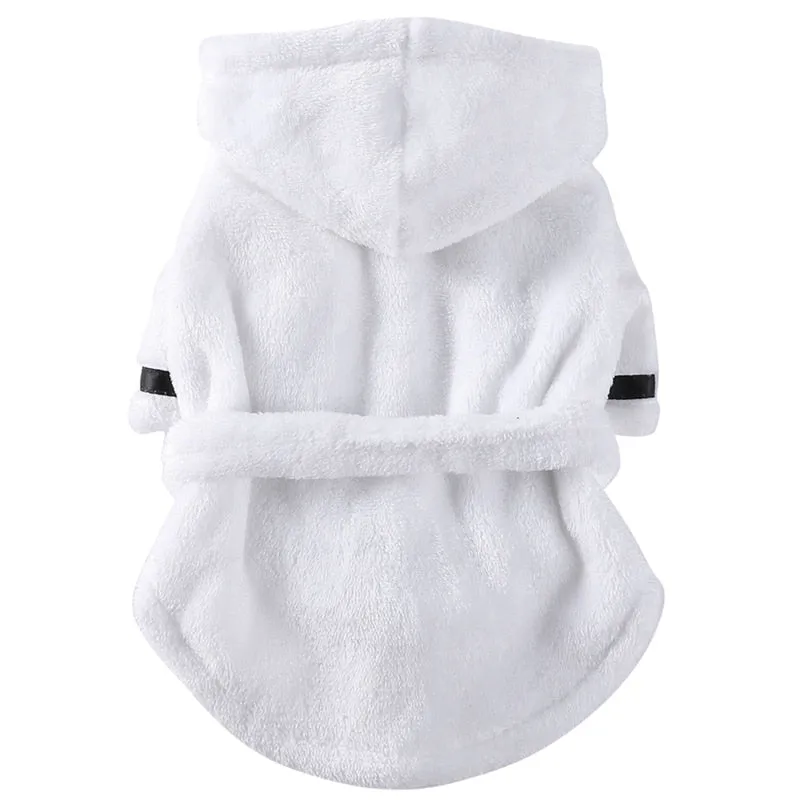 Cozy Pet Dog Bathrobe: Soft Pet Bath Drying Towel Clothes | Dog Pajamas for Puppy Dogs, Cats | Pet Accessories