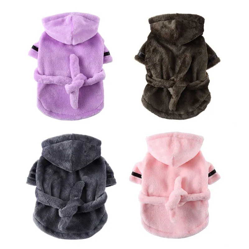 Cozy Pet Dog Bathrobe: Soft Pet Bath Drying Towel Clothes | Dog Pajamas for Puppy Dogs, Cats | Pet Accessories