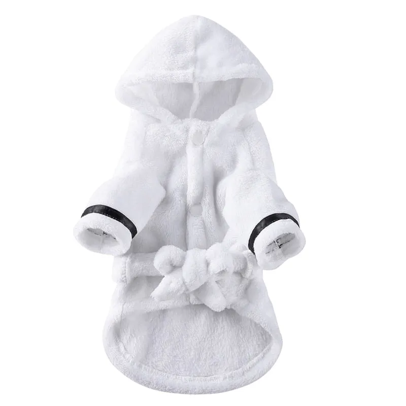 Cozy Pet Dog Bathrobe: Soft Pet Bath Drying Towel Clothes | Dog Pajamas for Puppy Dogs, Cats | Pet Accessories