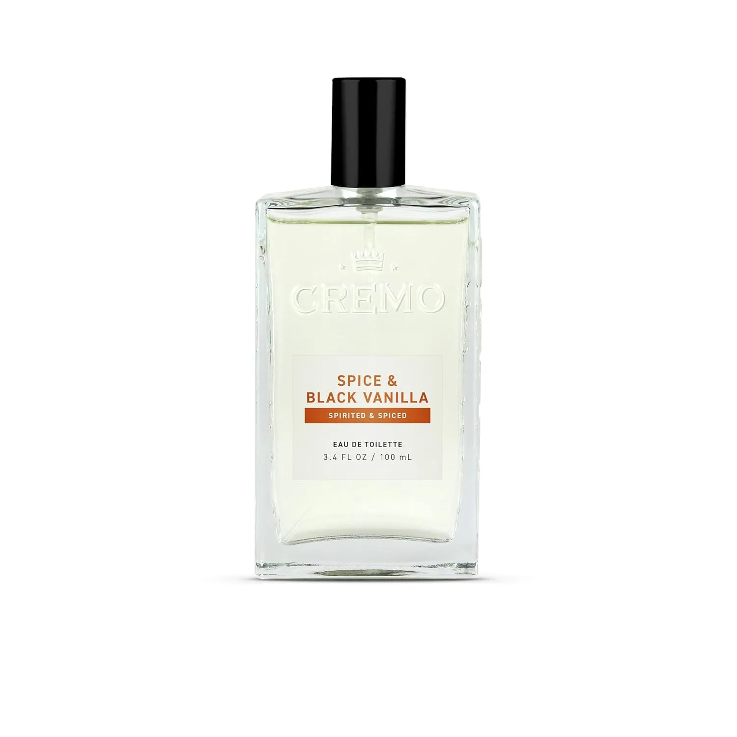 Cremo Cologne for Men - Spice & Black Vanilla Mens Cologne Spray - An Explosion of Vibrant Spices, Dark Woods and Black Vanilla, Fragrances For Men, 3.4 Fl Oz