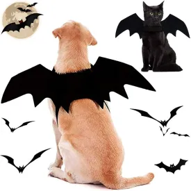 Dog Bat Costume, Halloween Pet Costumes Dog Bat Wings, Cosplay Cat Dog Costume Party Clothes Funny Outfit Cool Apparel for Small Medium Large Dogs Cats (XL)