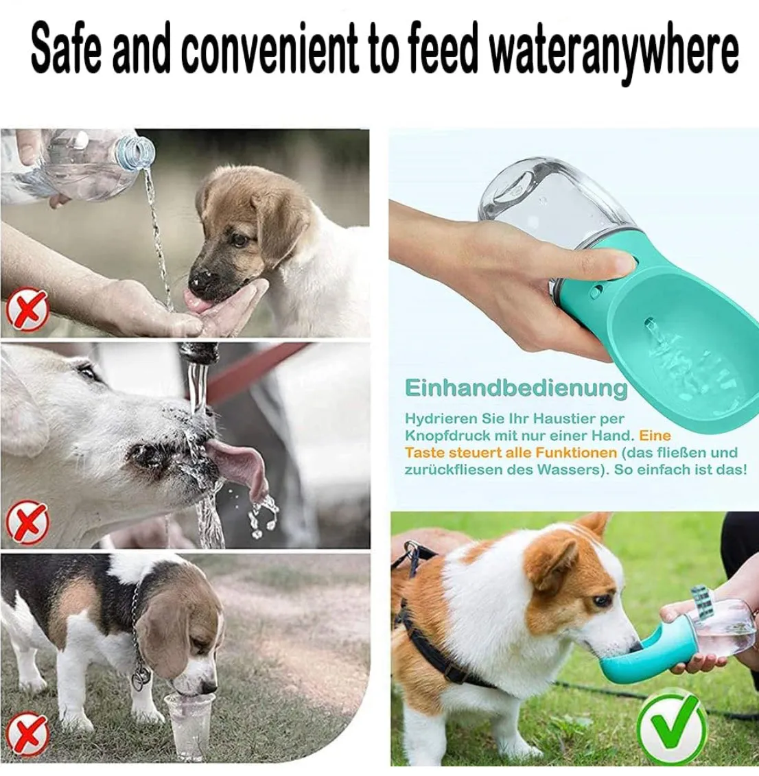 Dog Water Bottle - Portable