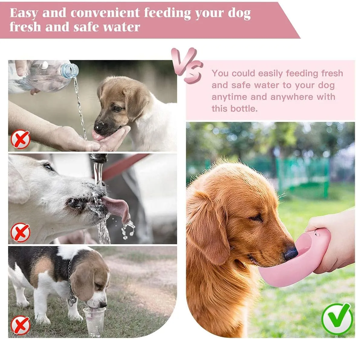 Dog Water Bottle - Portable
