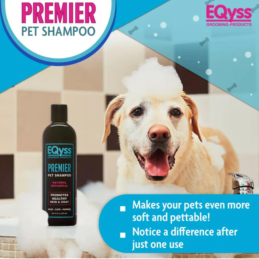 EQyss Premier Pet Shampoo for Dogs, Cats & Puppies (16 oz)