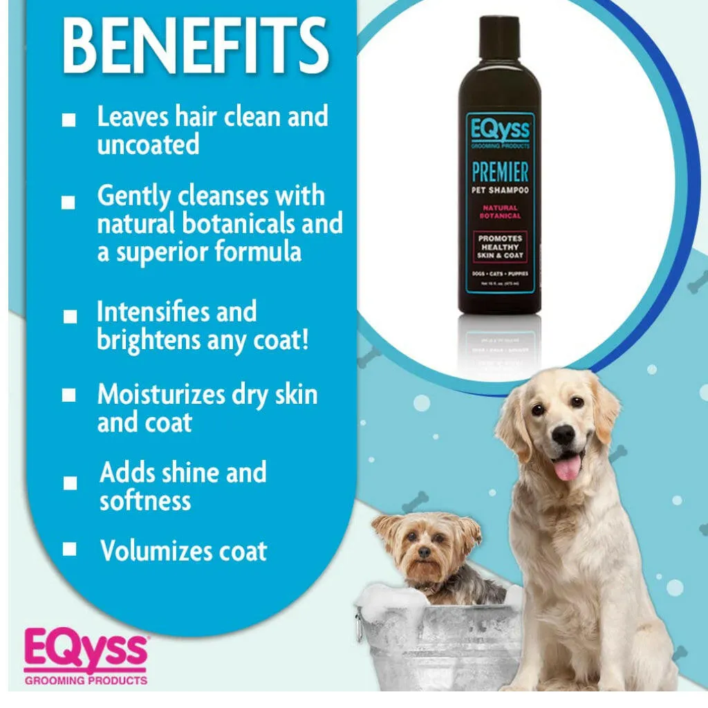 EQyss Premier Pet Shampoo for Dogs, Cats & Puppies (16 oz)