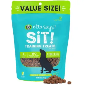 Etta Says! Sit! Training Treats for Dogs Cheddar Cheese Flavor, 16-oz