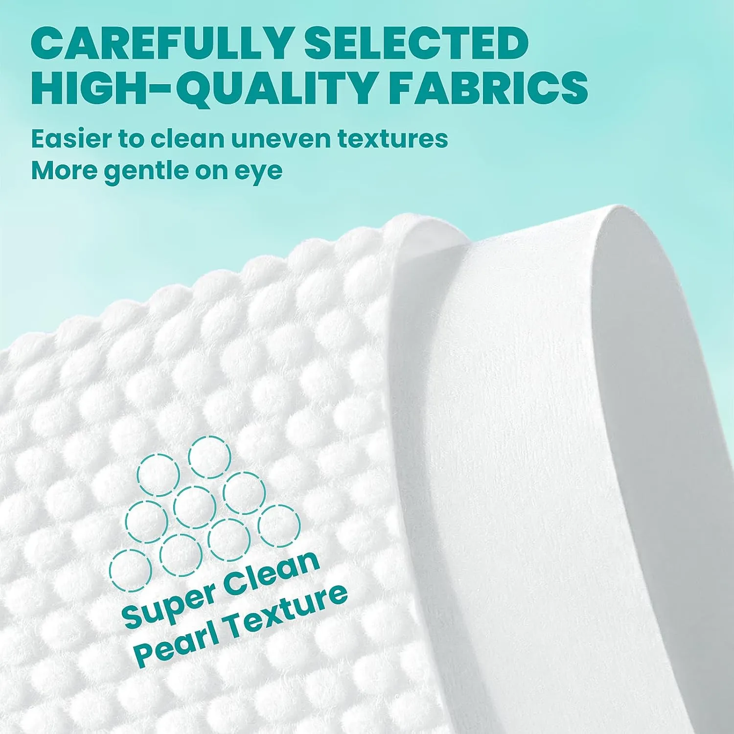 Eyes Wipes for Dogs & Cats 120 Counts, Grooming Kit Care for Dogs and Cats, Prevent Tear Stains, Eye Debris, Discharge, Mucus Secretions,Peach Scent