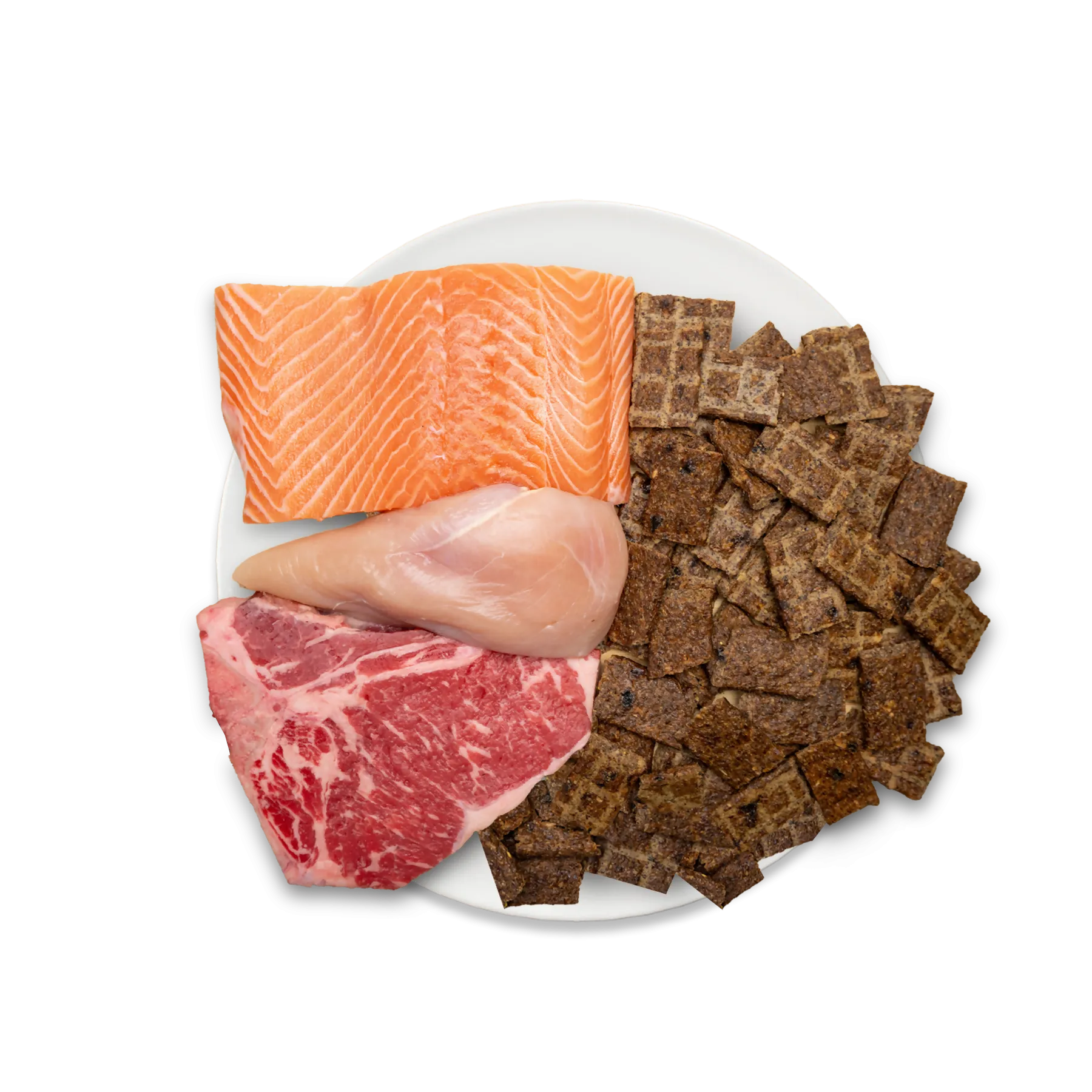 Farm To Fluffy Salmon Recipe Dog Treats, Antibiotic Free, Sustainable Bag - 5 oz
