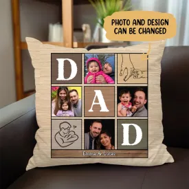 Father's Day - Custom Photo Hold This And Consider It A Big Hug - Personalized Pillow