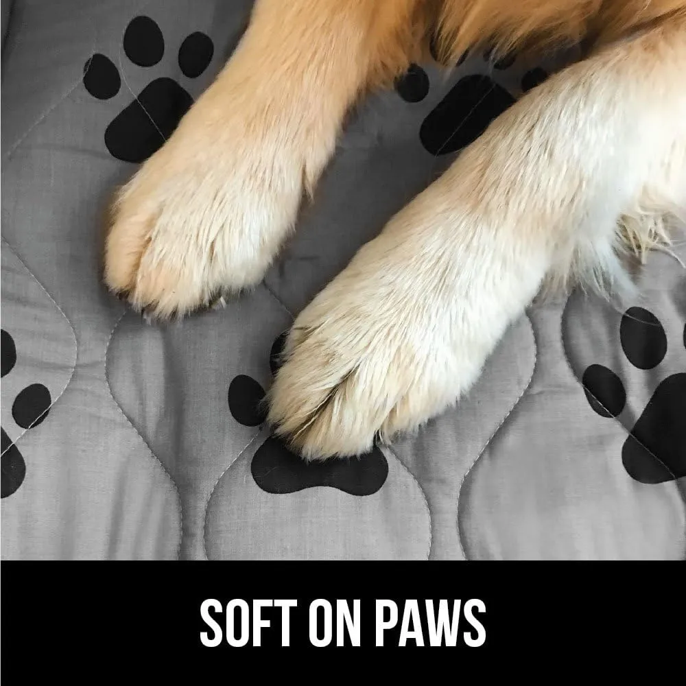 GORILLA GRIP Washable Puppy Pads, Slip Resistant Dog Crate Mat, Waterproof Cloth Pee Pad for Training Puppies in Playpen, Reusable Pet Incontinence Blanket, Protects Sofa, Furniture, Floors, 18x12