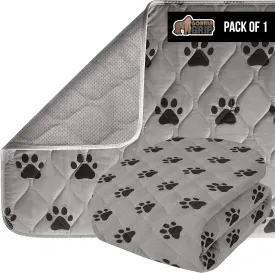 GORILLA GRIP Washable Puppy Pads, Slip Resistant Dog Crate Mat, Waterproof Cloth Pee Pad for Training Puppies in Playpen, Reusable Pet Incontinence Blanket, Protects Sofa, Furniture, Floors, 18x12