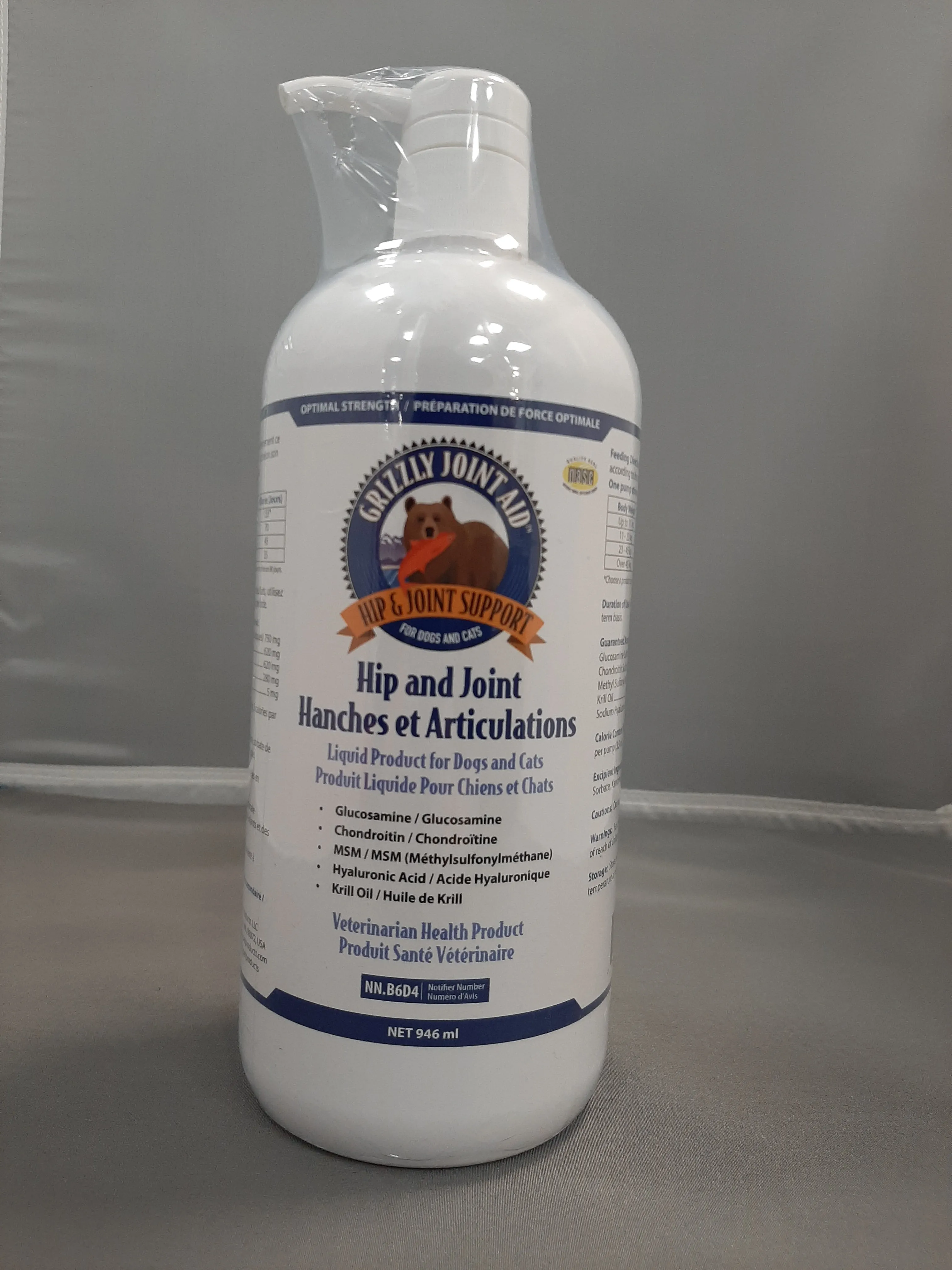 Grizzly Joint Aid Liquid Hip and Joint for Dogs and Cats