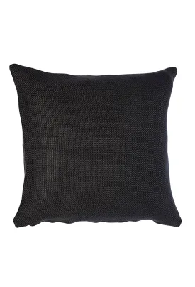 Heavy Duty Linen Cushions and Pillows "James" in Black Color