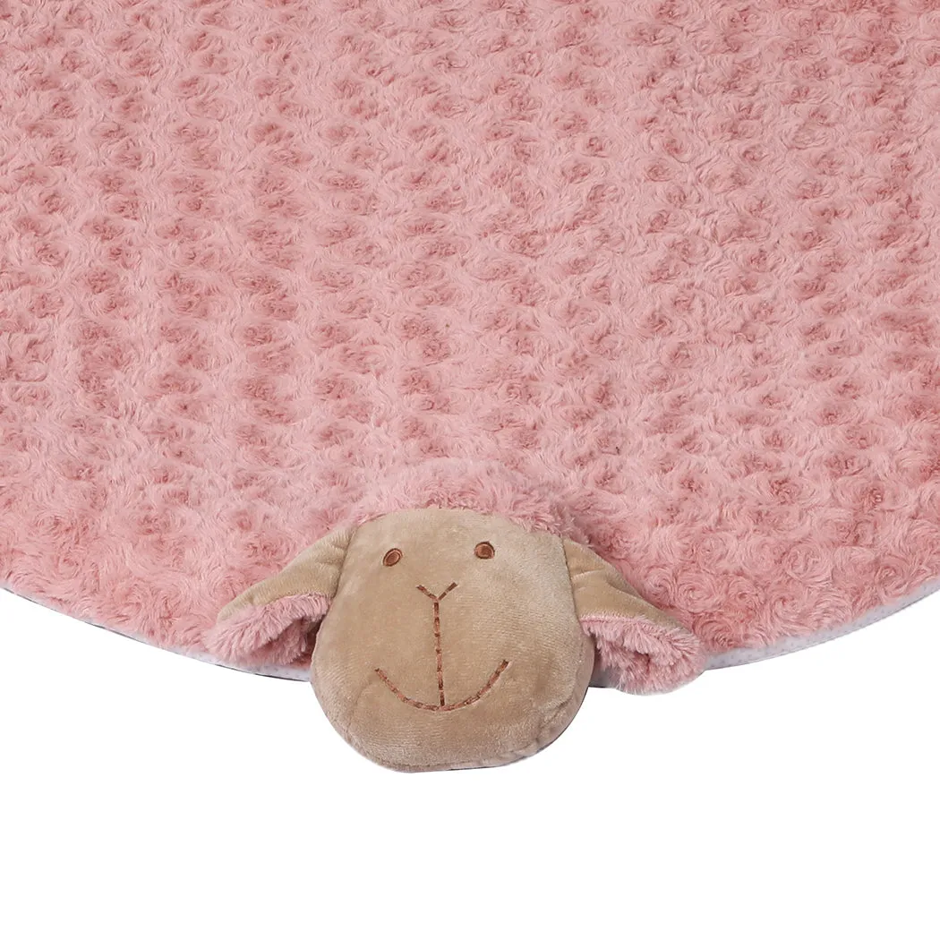 LARGE Dog Beds Pet Calming Squeaky - Pink
