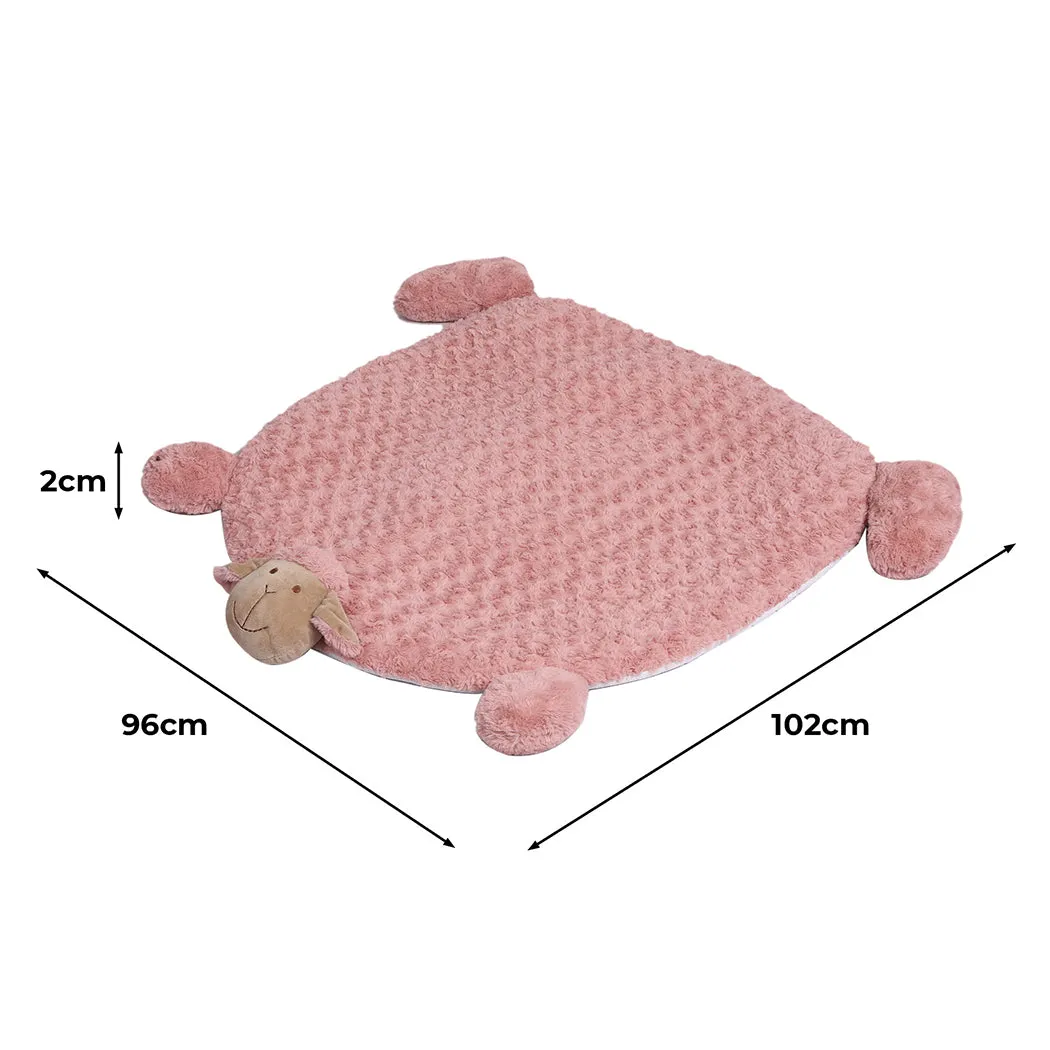 LARGE Dog Beds Pet Calming Squeaky - Pink
