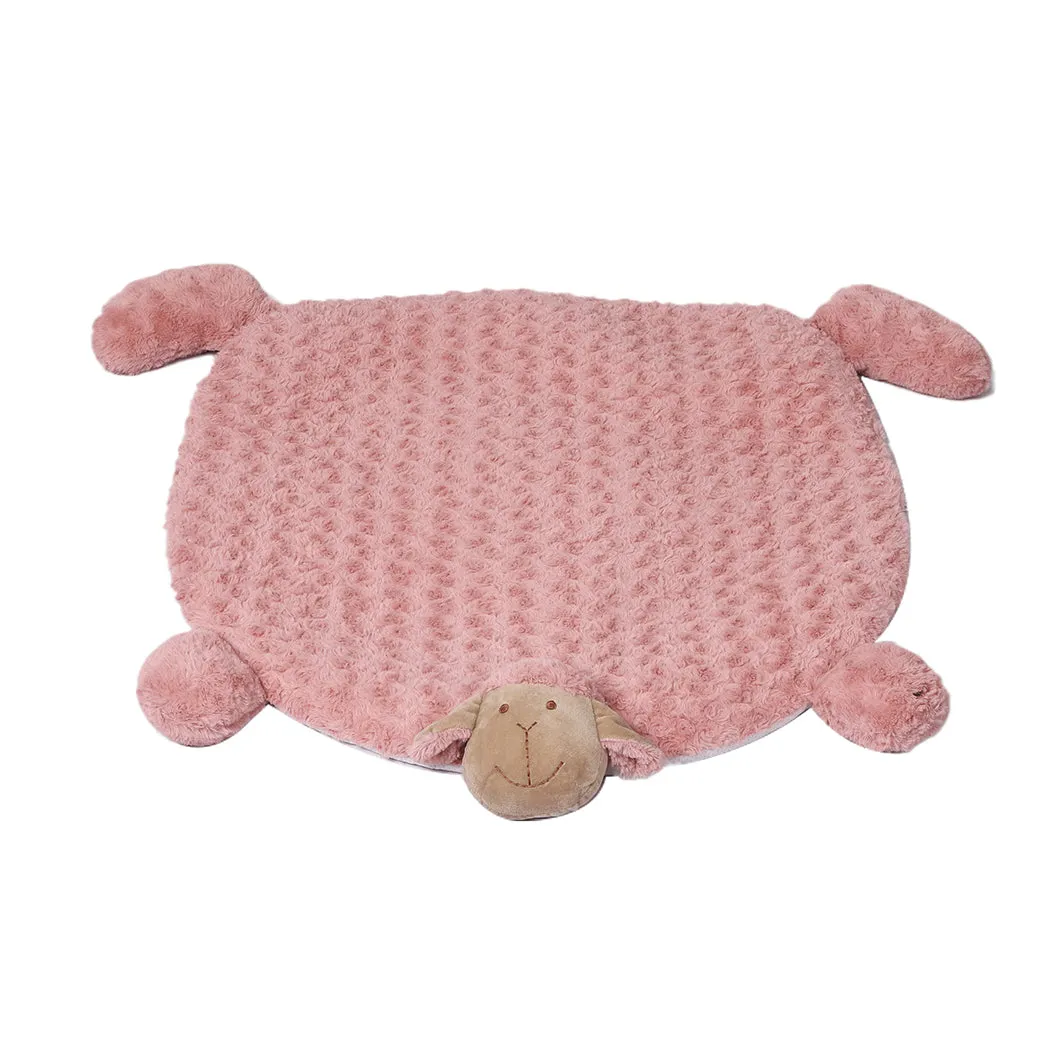 LARGE Dog Beds Pet Calming Squeaky - Pink