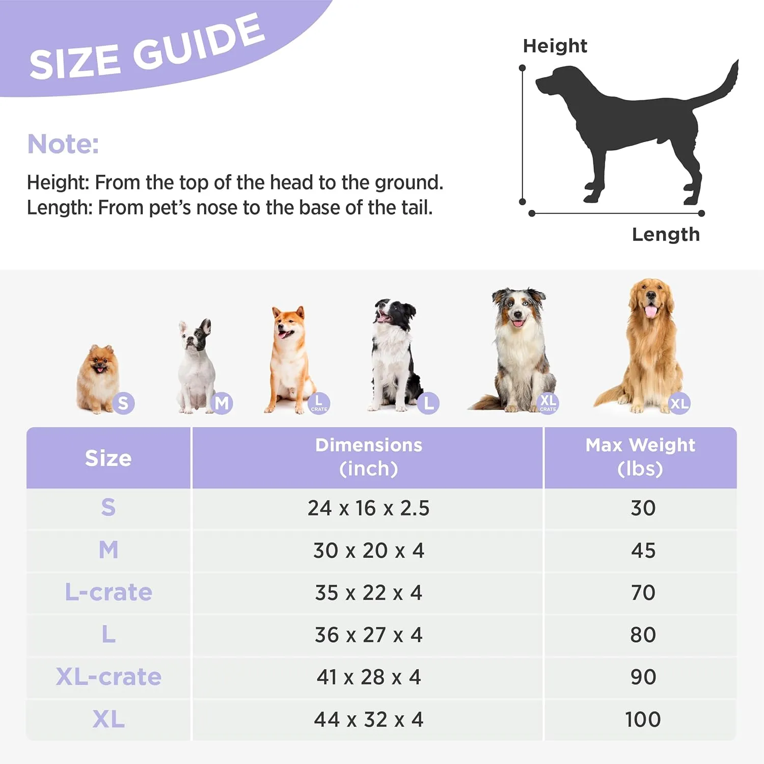 Lesure Cute XL Dog Bed-Extra Large Thick Shredded Chopped Foam Pet Bed Indoor with Removable Washable Cover, Modern Fuzzy Plush & Anti Slip Bottom, Blue