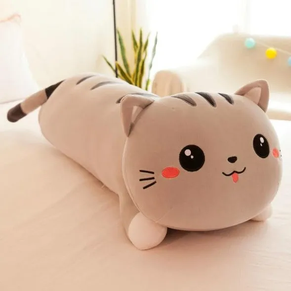 Long Cat Pillow Throw Cushions
