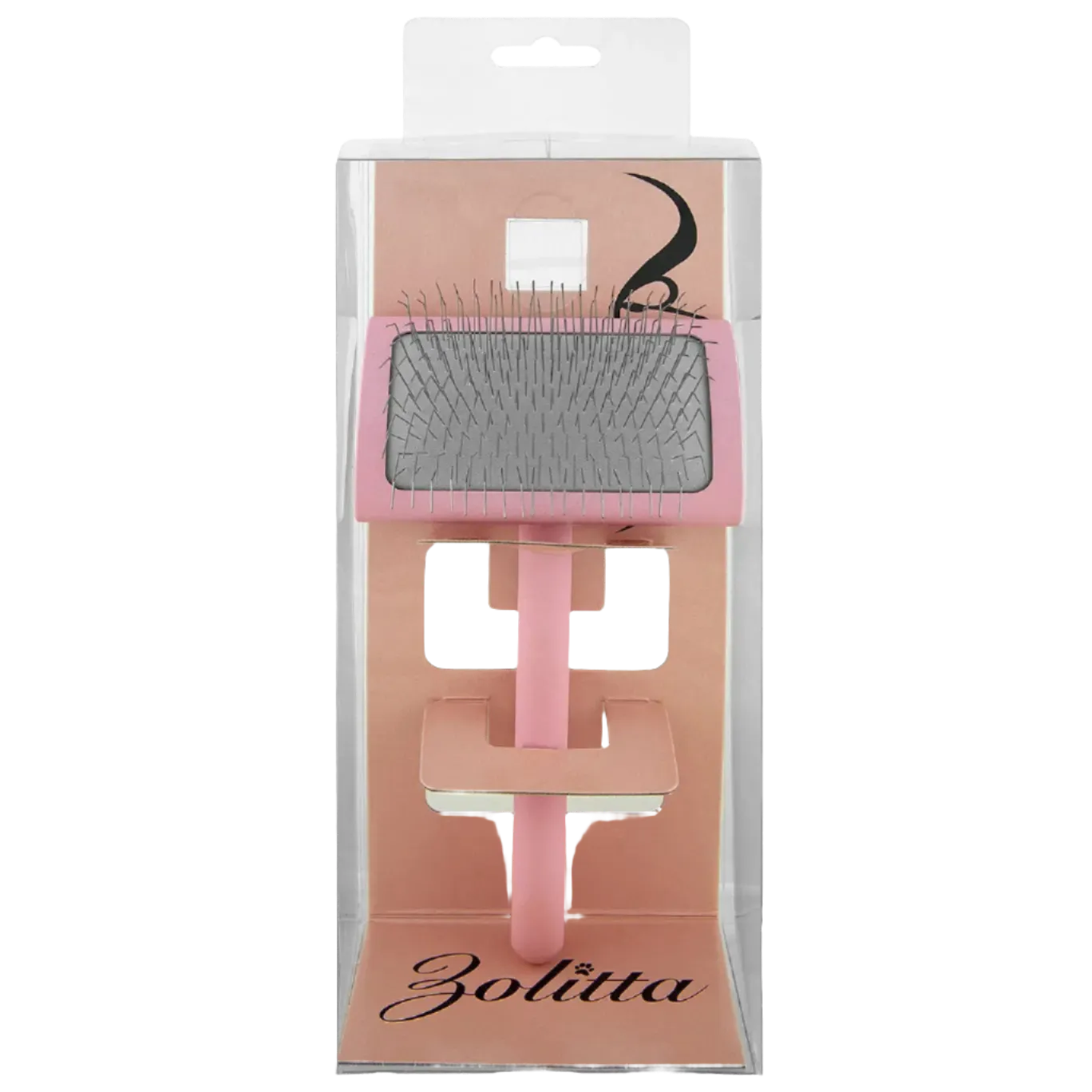 Medium Pink Dematting Brush by Zolitta