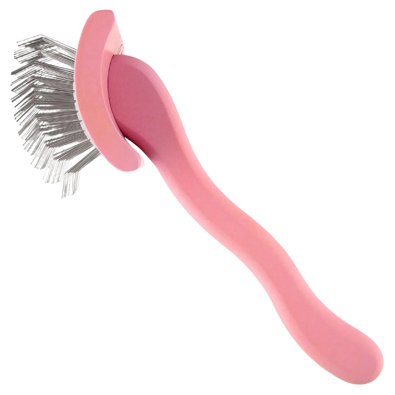 Medium Pink Dematting Brush by Zolitta