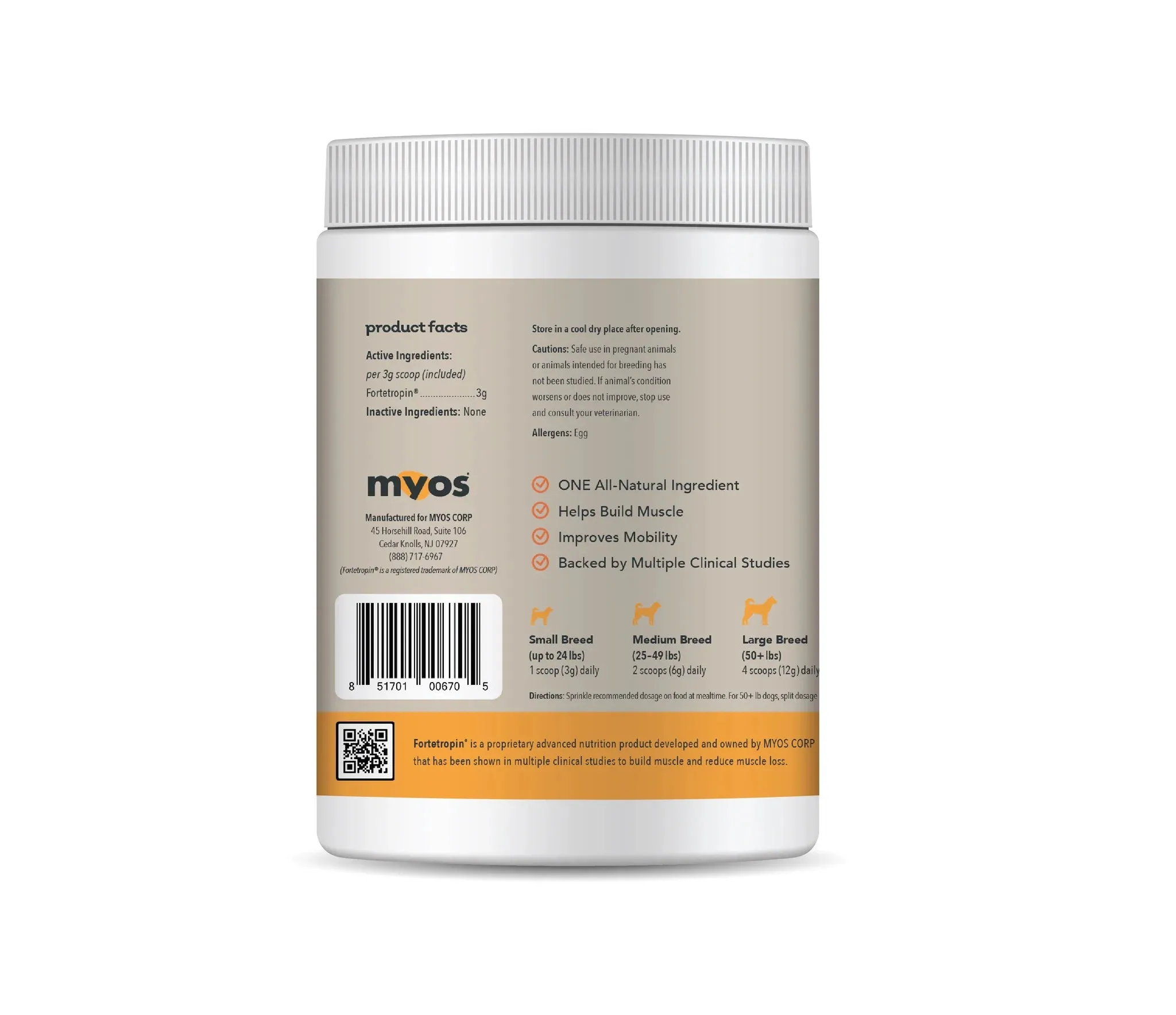 MYOS Canine Muscle Formula