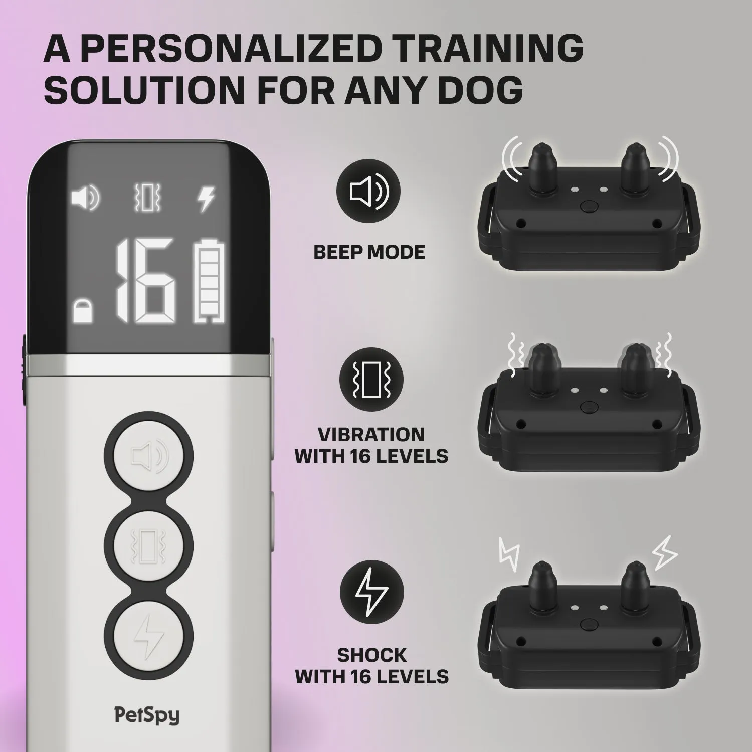 N20 Shock collar for dogs - Vibrating dog shock collar