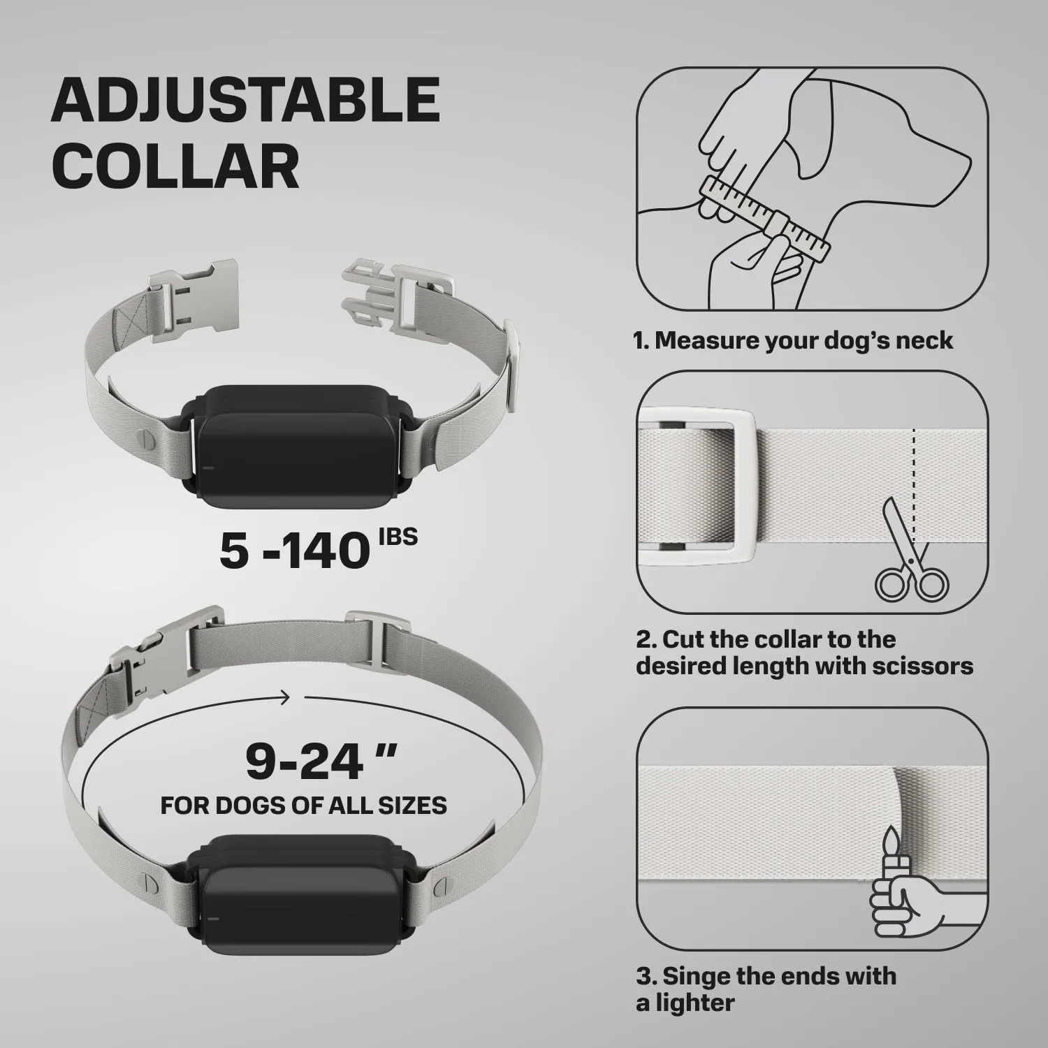 N20 Shock collar for dogs - Vibrating dog shock collar