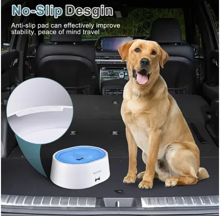 No Spill Water Bowl for Dogs - 70 oz. Capacity