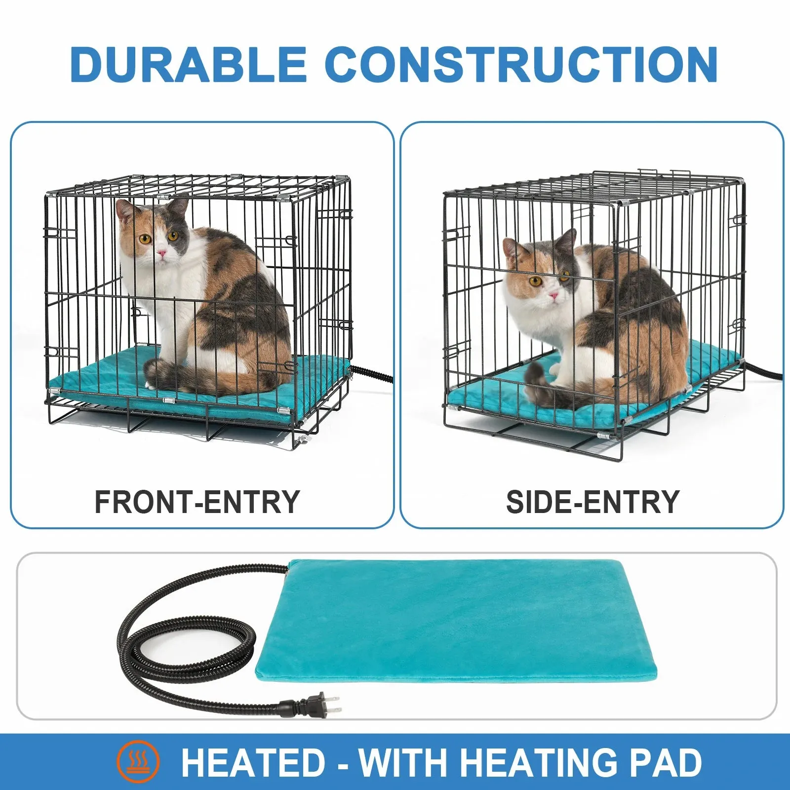 Outdoor Heated Cat Cage Small