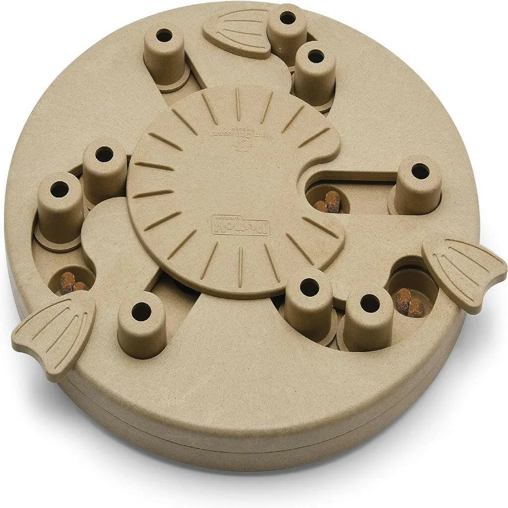 Outward Hound Nina Ottosson Worker Interactive Treat Puzzle Toy For Dogs, Level 3, Tan