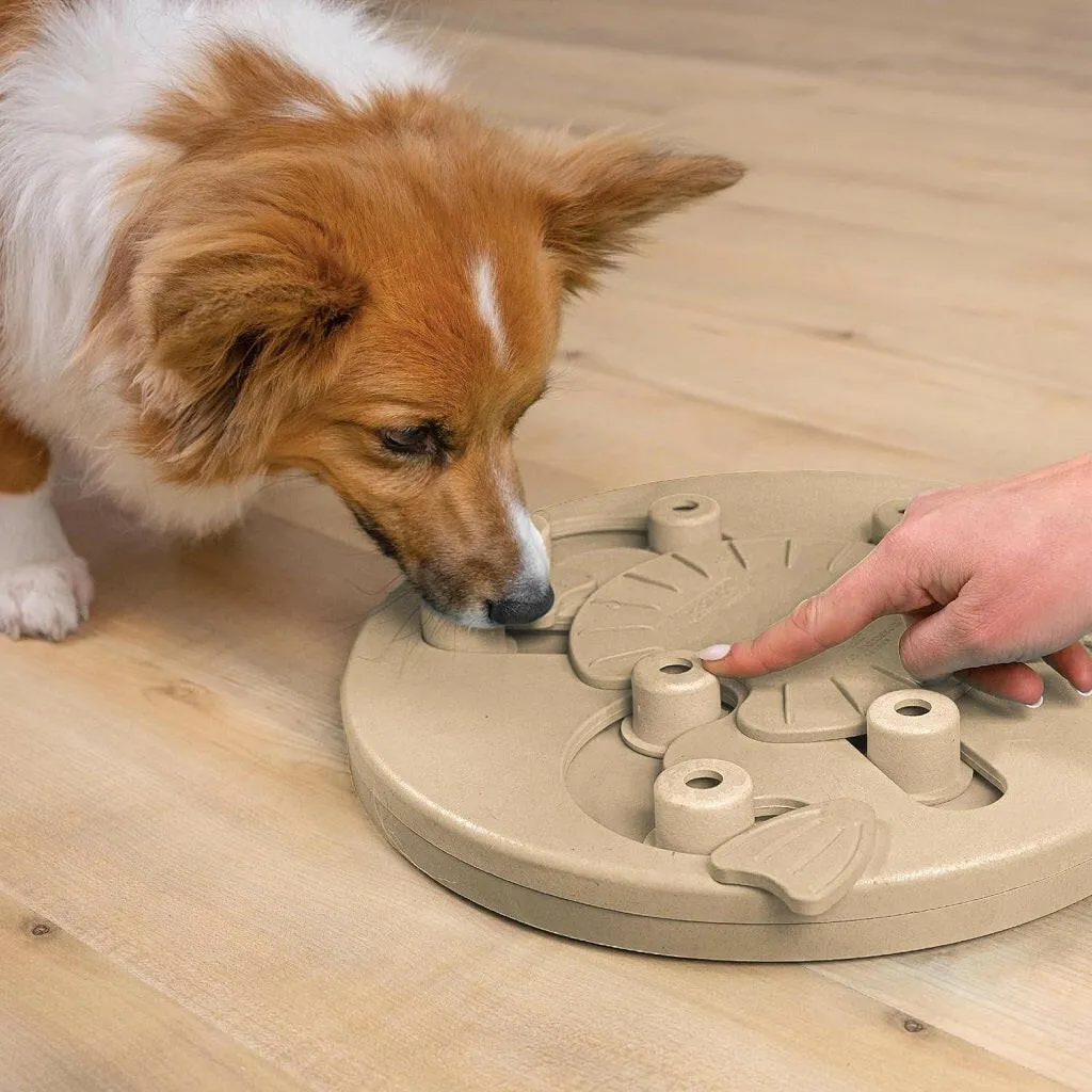 Outward Hound Nina Ottosson Worker Interactive Treat Puzzle Toy For Dogs, Level 3, Tan