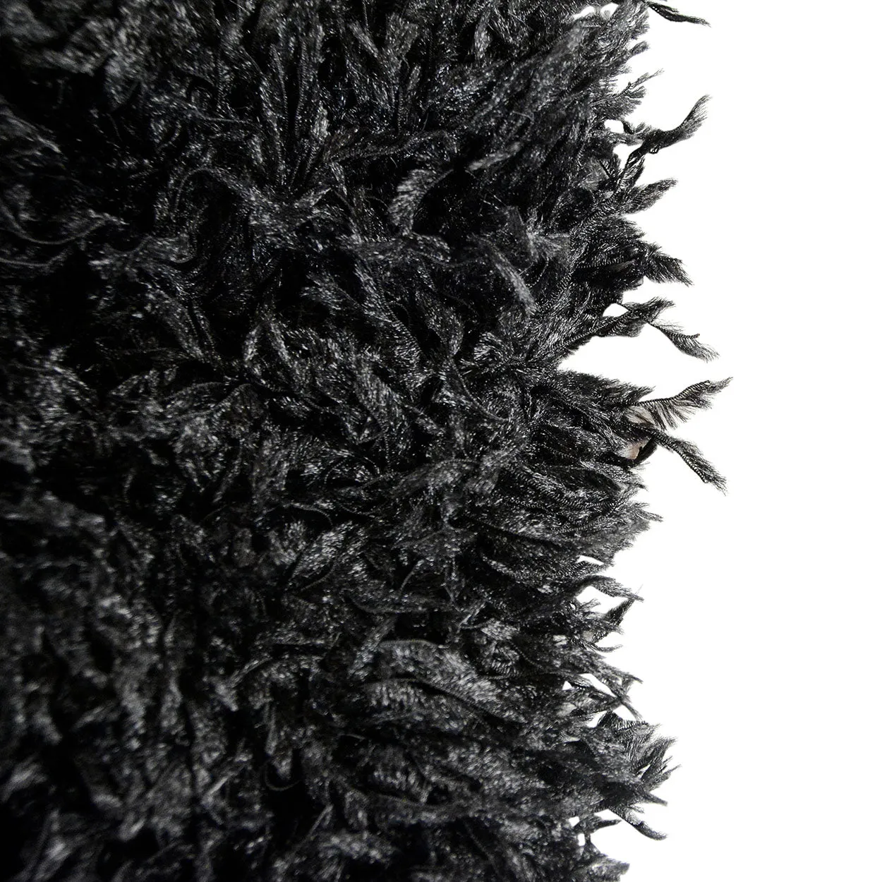 Pet / Dog Blanket - Black Swan Faux Feather
