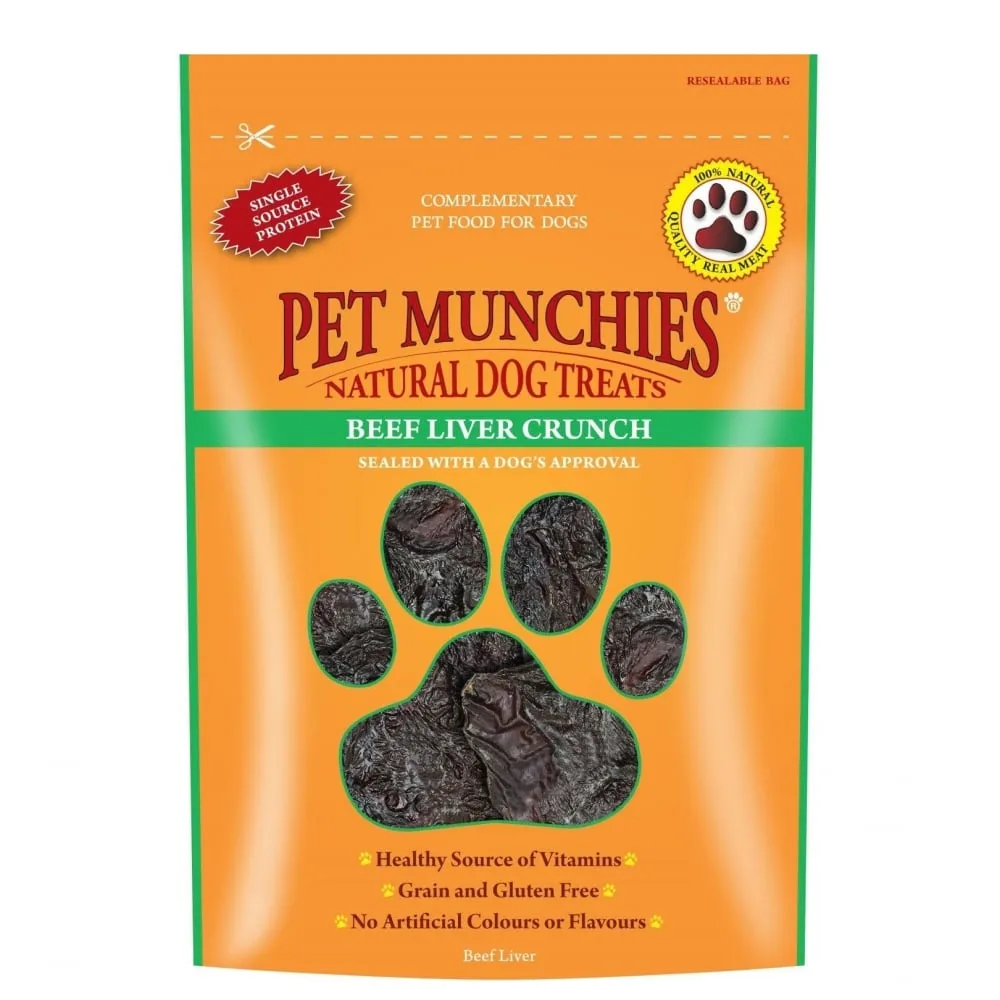 Pet Munchies Beef Liver Crunch Dog Treats