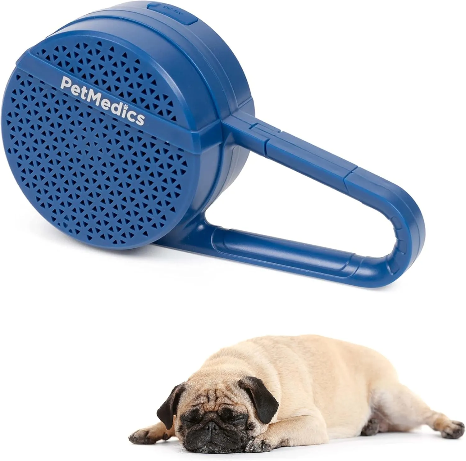 PetMedics Portable Calming Pet Soothing Sound Noise Machine - 2 Built-in Sounds - Dog & Cat Anxiety Relief for Separation, Loneliness, Storm, Fireworks, Travel Stress & Crate Training