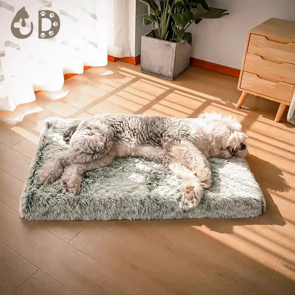 Plush Square Pet Bed for Dog or Cat