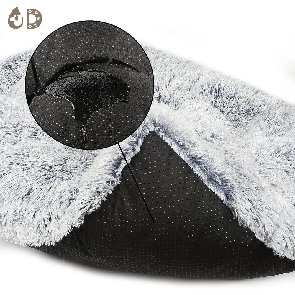 Plush Square Pet Bed for Dog or Cat