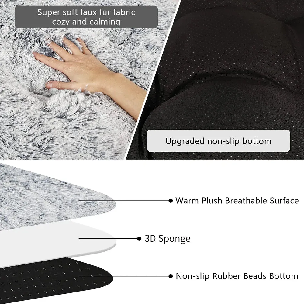 Plush Square Pet Bed for Dog or Cat