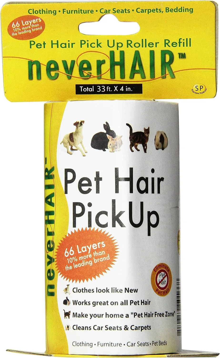 Savory Prime Never-Hair Pick Up Roller Refills