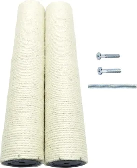 SHENGOCASE Cat Tree Tower Accessories Replacement Post 17.7" L,  3.15" Pole with M10 Bolt, DIY Cat Scratching Post Pole